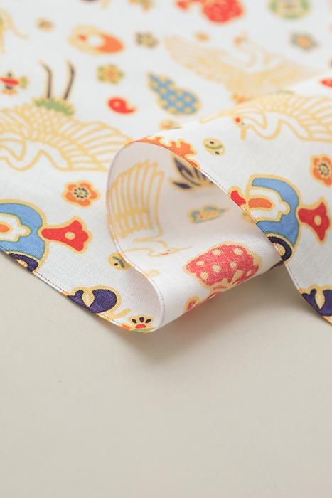Textile sold in cuts (Ise-cotton Handkerchief) / Iyasaka<50cm>