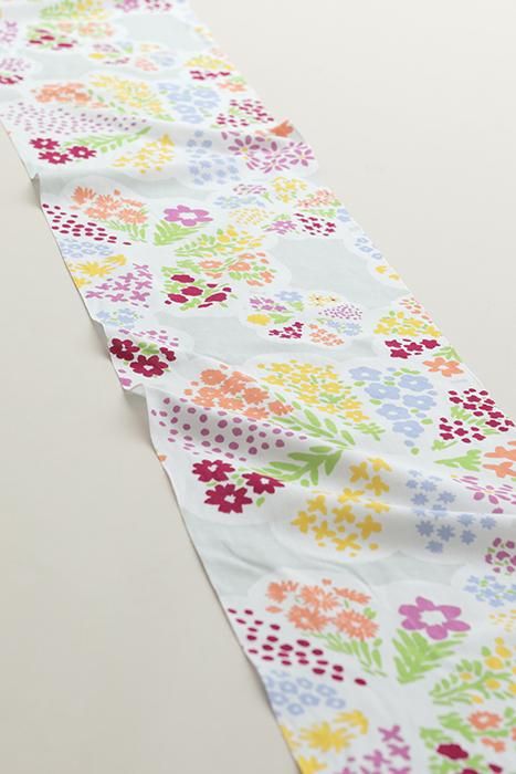 Textile (Ise-momen cottoncotton Handkerchief)/Chrysanthemum Pattern(kiminds old time withHanamon)<50cm>