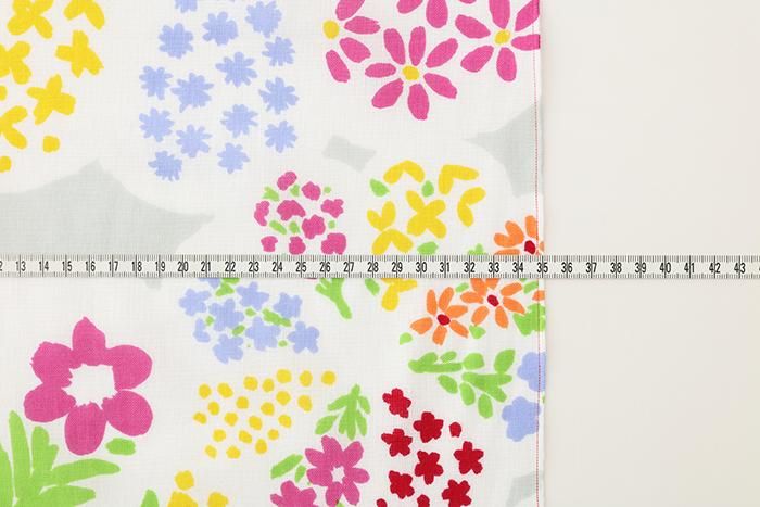 Textile (Ise-momen cottoncotton Handkerchief)/Chrysanthemum Pattern(kiminds old time withHanamon)<50cm>