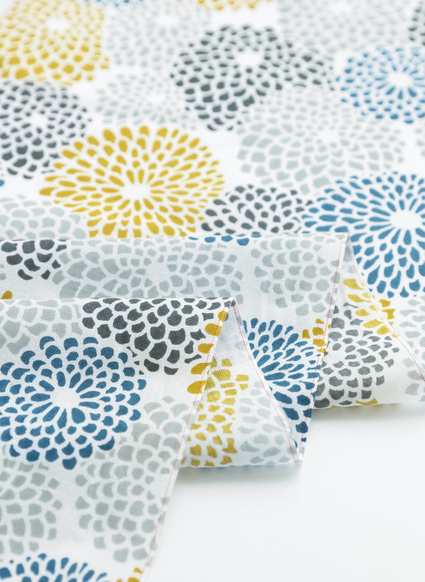 手工出售的纺织品(ISE棉花tenugui) / chrysanthemum豆腐(高知)<50cm>