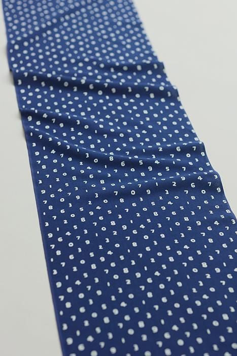 Textile (Ise-momen cottoncotton Handkerchief)/beansSO-SU-U Dark blue <50cm>