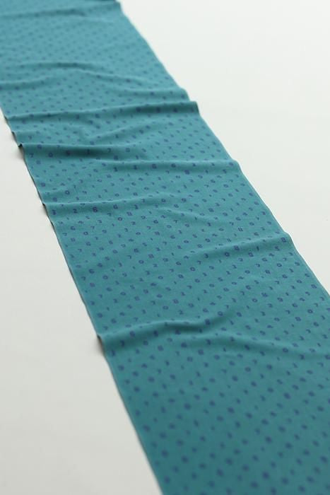 布料剪裁販售 (伊勢木棉 手巾)/迷你SO-SU-U十數 藍綠色(Tetsuro)<50cm