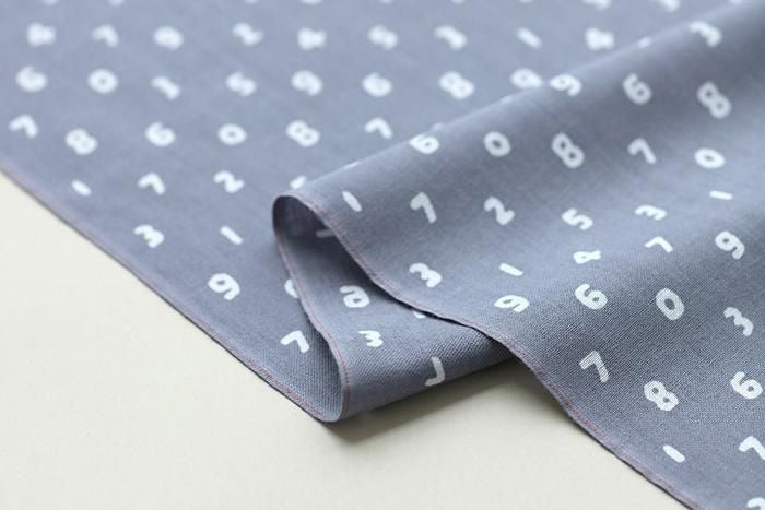 Textile (Ise-momen cottoncotton Handkerchief)/beansSO-SU-U ThinInk Black(Usuzumi color) <50cm>