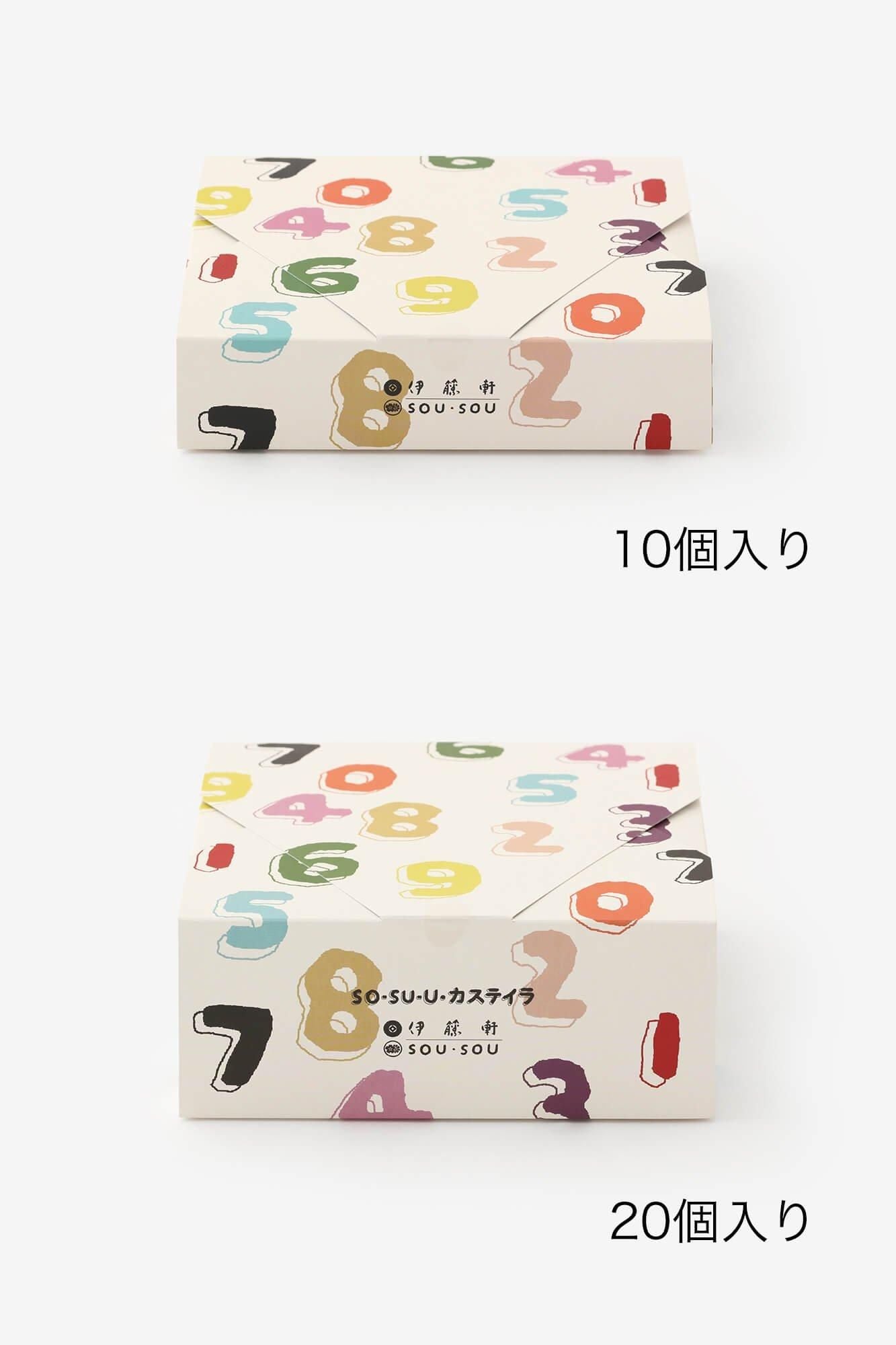 【SALE】Itoken×SOU・SOU/Individual Packaged Yokan Castella (Wasanbon)10 pieces