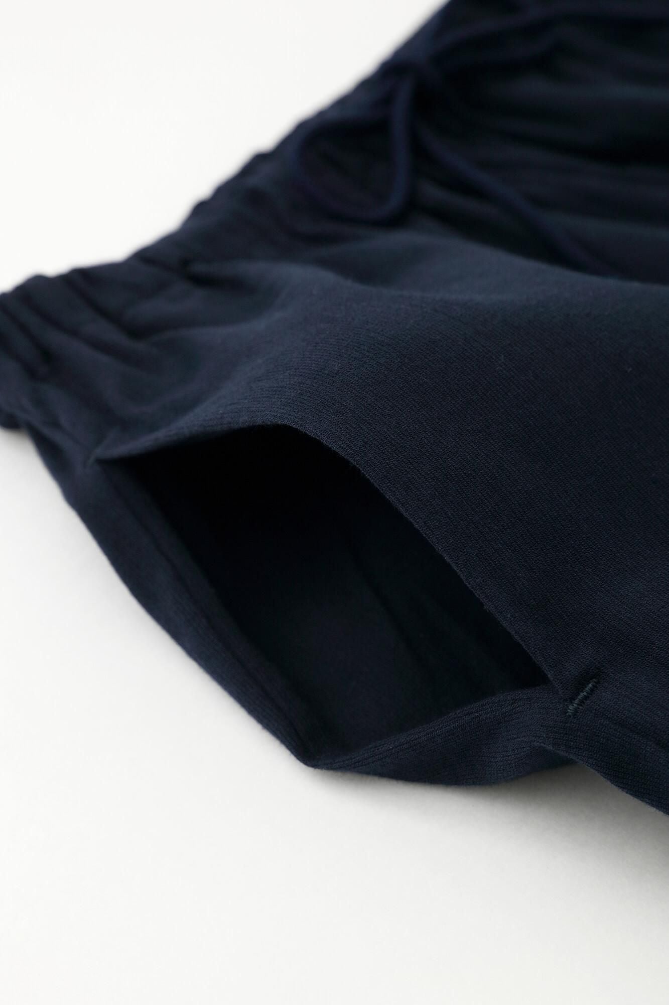 高島縮 40/40 レギンスパンツ/留紺(とめこん)