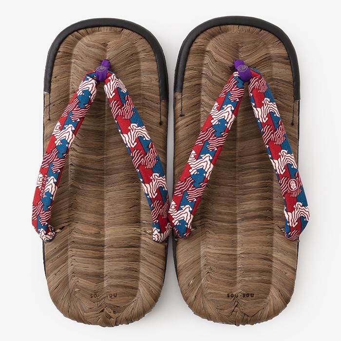 Asabura Sandals Black/Pine Bark Lozenges