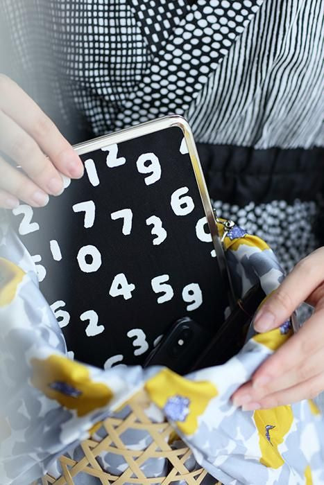 12號帆布 軟 文庫本口金包/SO-SU-U十數 昆