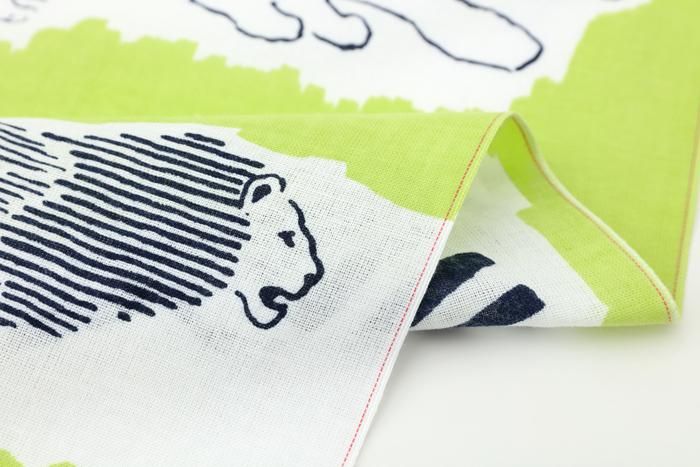 Isemomen Cotton Textile Handkerchief / Lion