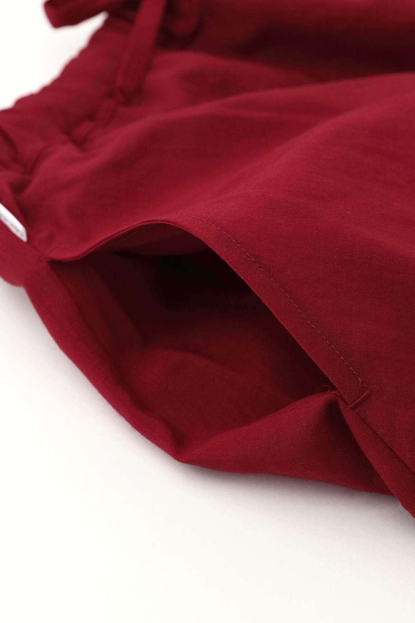 【官網限定】毛斯綸 富士(飛鼠褲)單色 2.0/胭脂紅 2