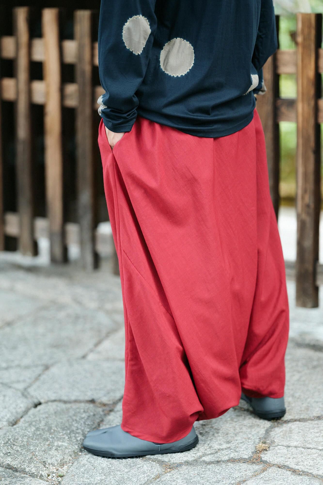 【官網限定】毛斯綸 富士(飛鼠褲)單色 2.0/胭脂紅 2