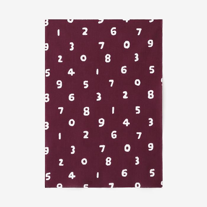 伊勢木綿 textile手ぬぐい(ひめ丈)/SO-SU-U 桑の実色(くわのみいろ)