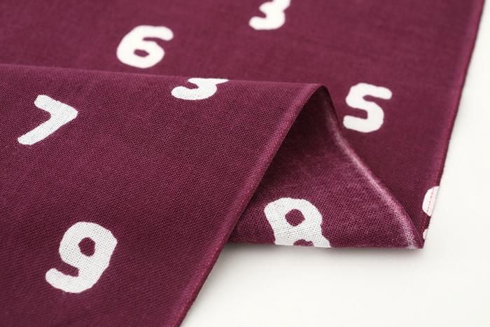 伊勢木綿 textile手ぬぐい(ひめ丈)/SO-SU-U 桑の実色(くわのみいろ)