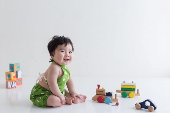 ●伊勢木棉 肚兜套裝/SO-SU-U十數 草綠色