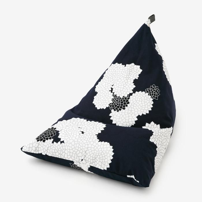 クッション座椅子/雲間に菊(くもまにきく)【※お届けに約3週間】