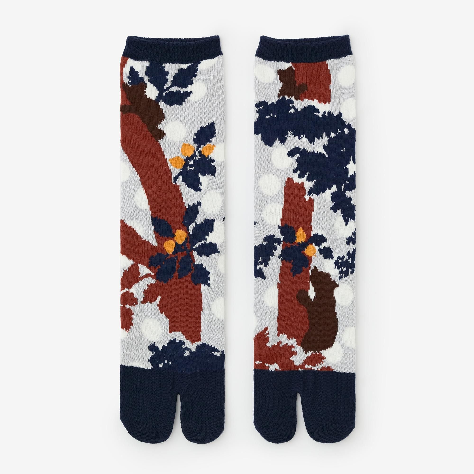 足袋下(普通丈)/熊(くま) 【男・女性用】