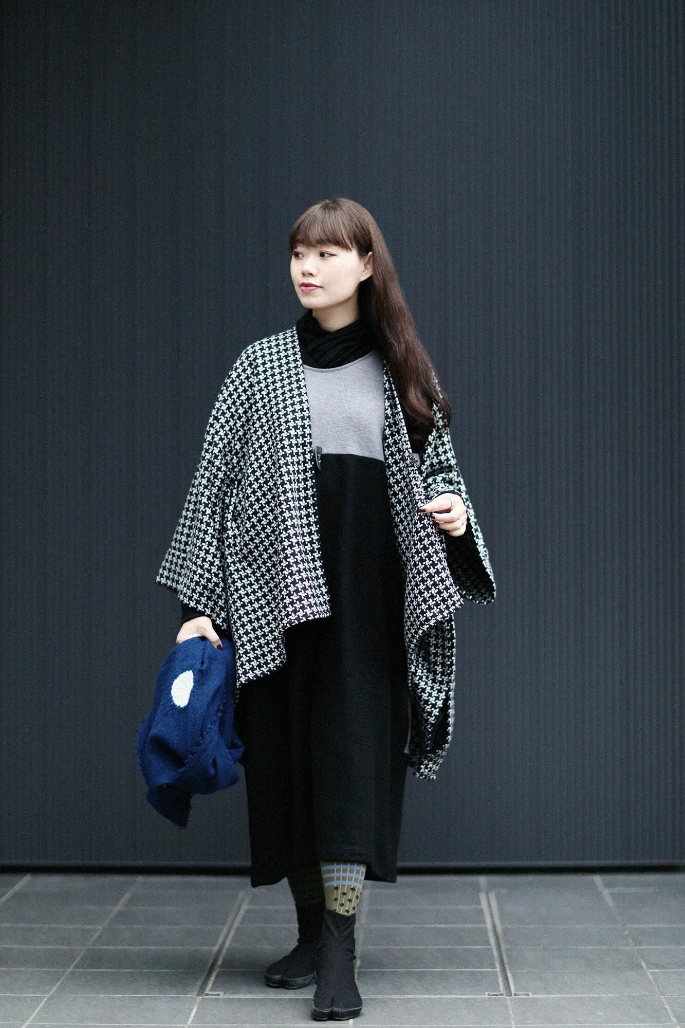 紧身裤塔比袜/分层的海带颜色