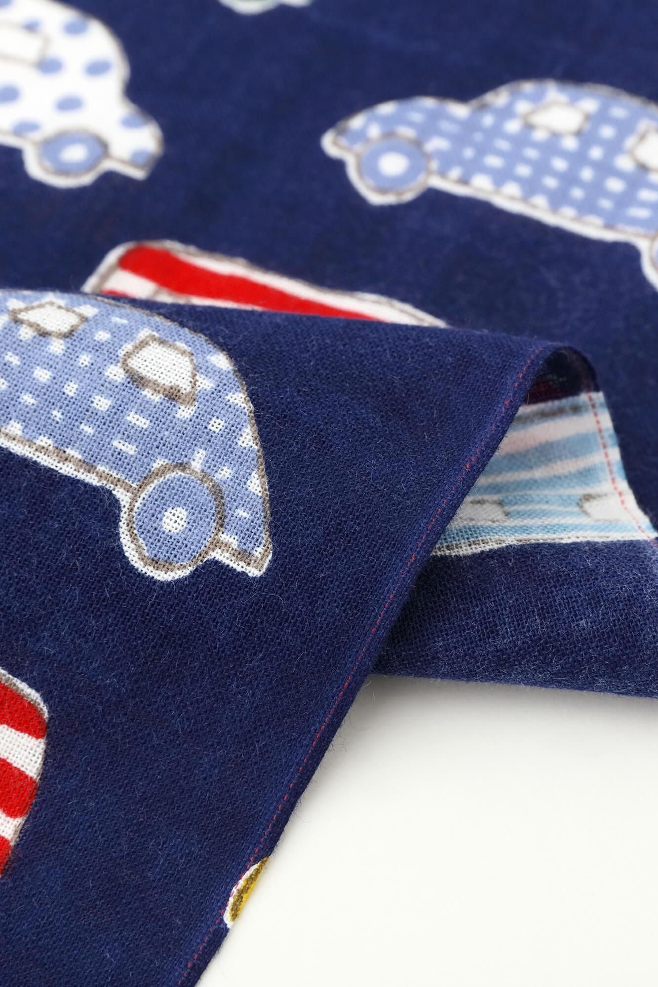 Isemomen Cotton Textile Handkerchief / Car Dark Blue