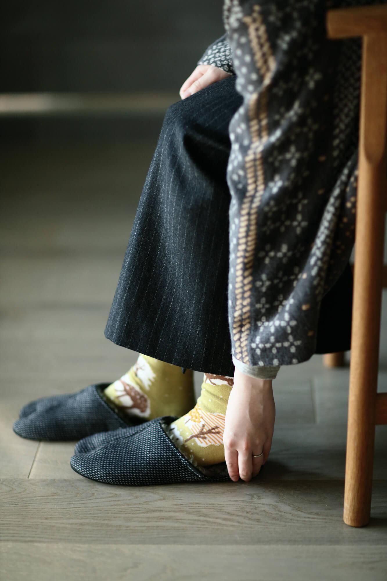 Tabi Socks (Mid-calf)/Deer【Men・Women】