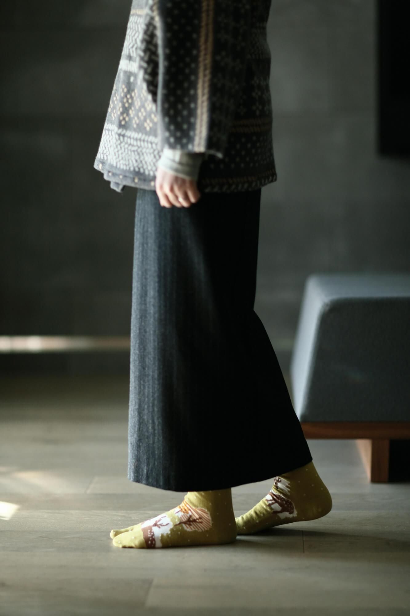 Tabi Socks (Mid-calf)/Deer【Men・Women】