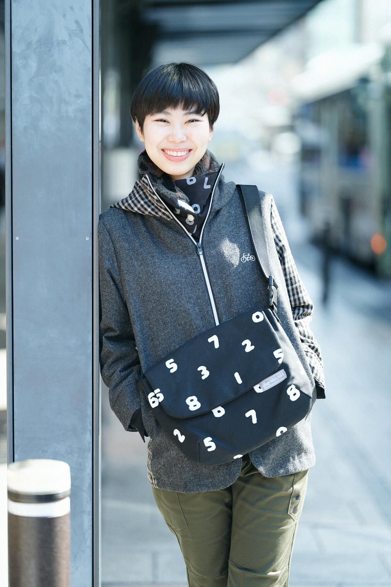 BIKE ショルダー/SO-SU-U 濡羽色(ぬればいろ)×つくも