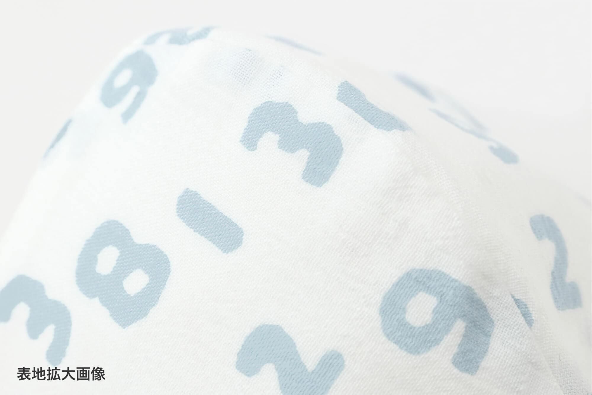 ◎【30%OFF】Chizimi Cotton Cotton Mask / SO-SU-U Kon White× Light Indigo