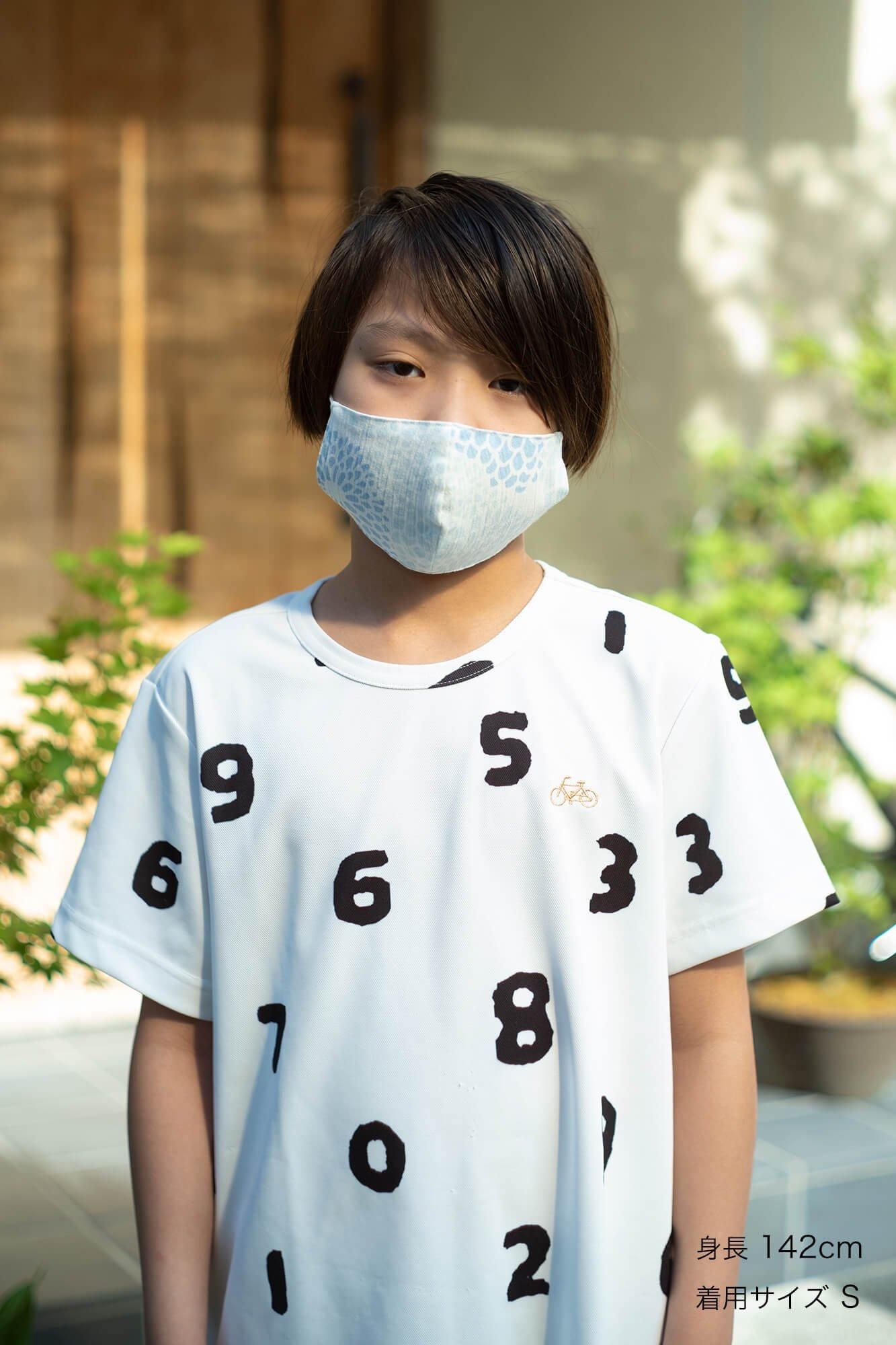 ◎【30%OFF】Chizimi Cotton Cotton Mask / Chrysanthemum