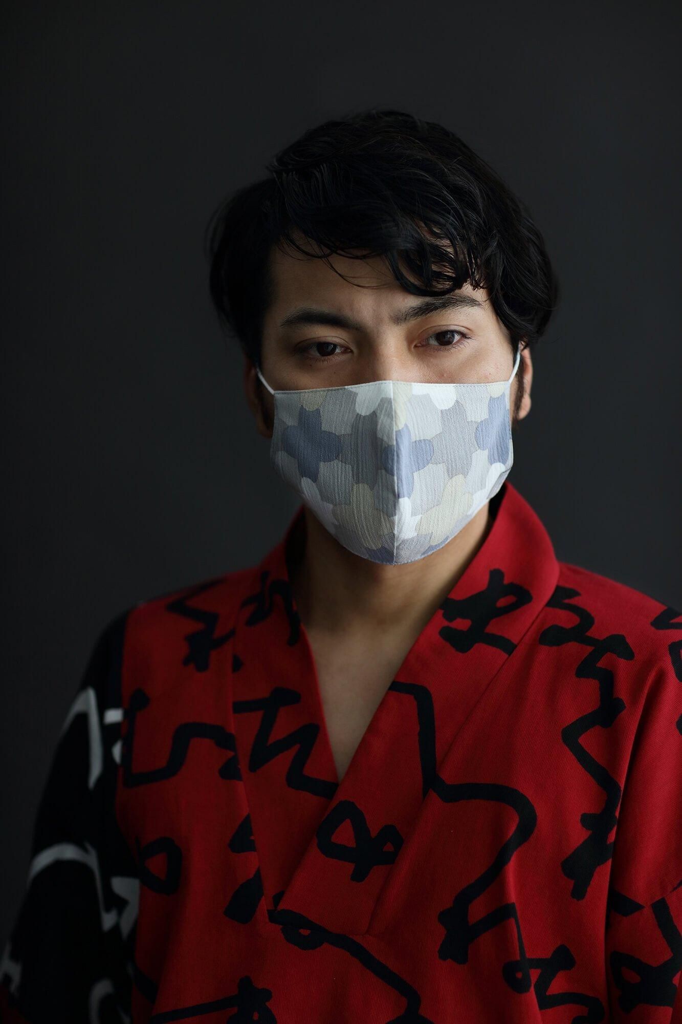 ◎【 30% 할인 off타카시마치지미 텍스타일마스크/나와바시고(표준 사다리)