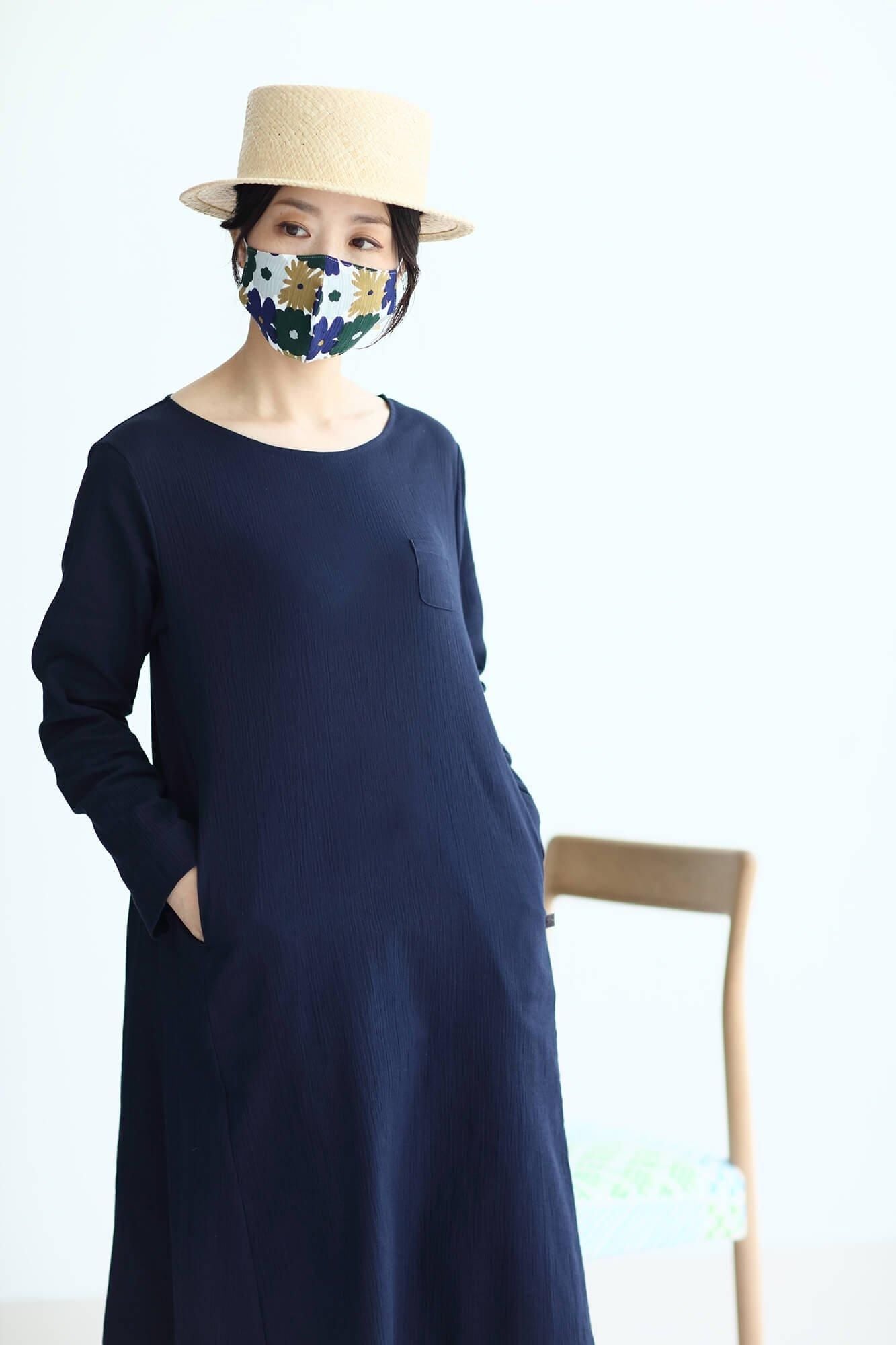 ◎【30%OFF】高島縮棉 圖案紋樣布口罩/落落大方 繽紛