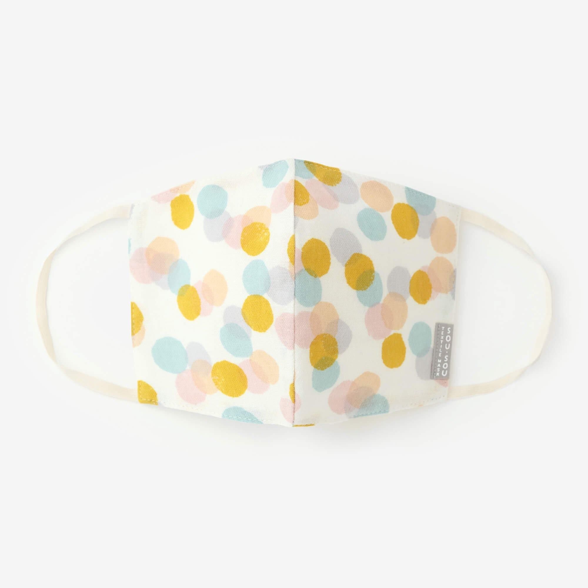 ◎【30%OFF】高島平織×高島縮棉 圖案紋樣布口罩/玻璃珠