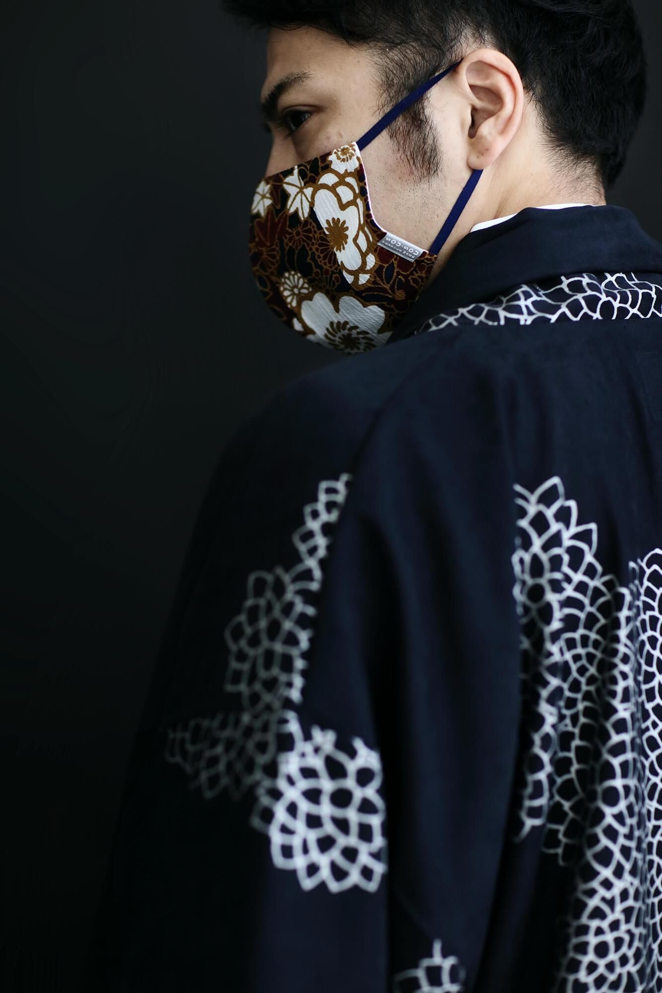 ◎【30%OFF】Chizimi Cotton Cotton Mask / Luxurious