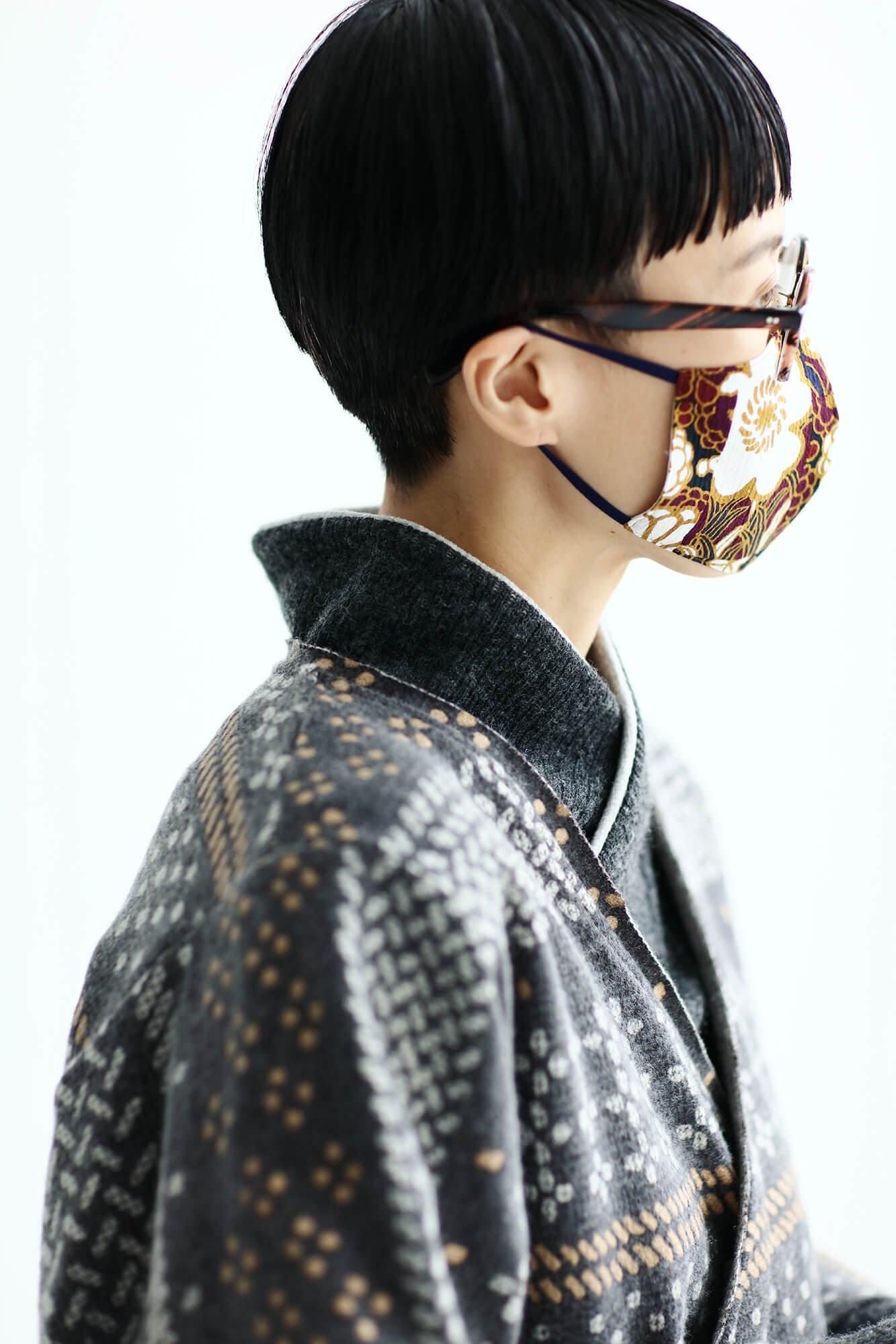 ◎【30%OFF】Chizimi Cotton Cotton Mask / Luxurious