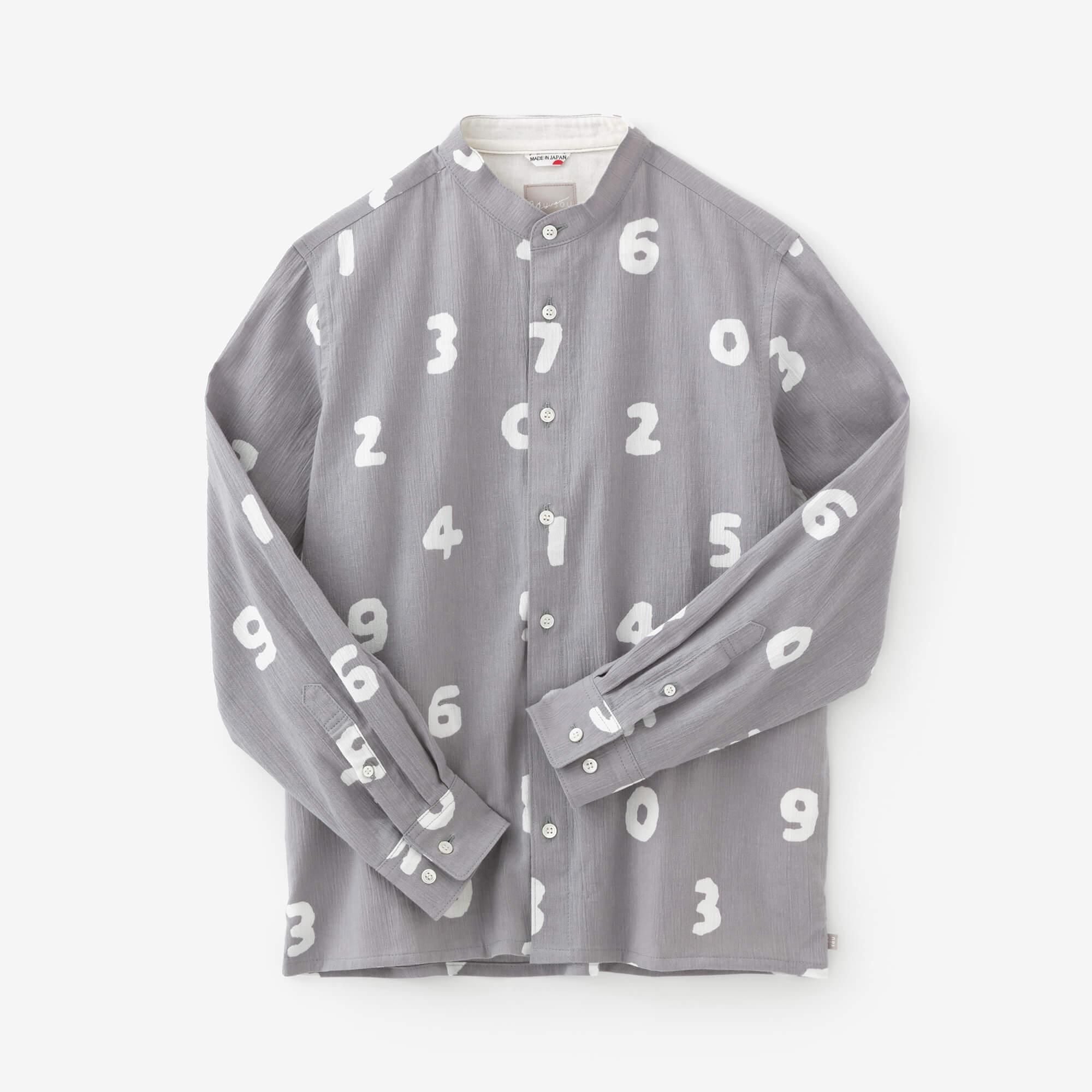【net限定】高島縮 20/20 スタンドカラーシャツ SP/SO-SU-U