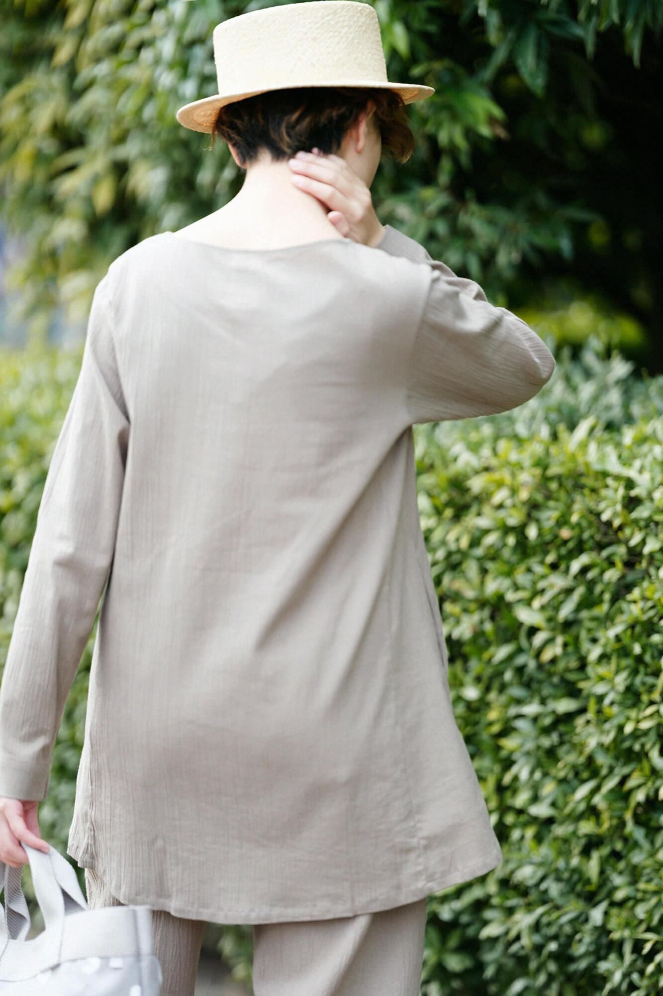 Takashima Jiji 20/20 Langarm-Tunika/Chanezu