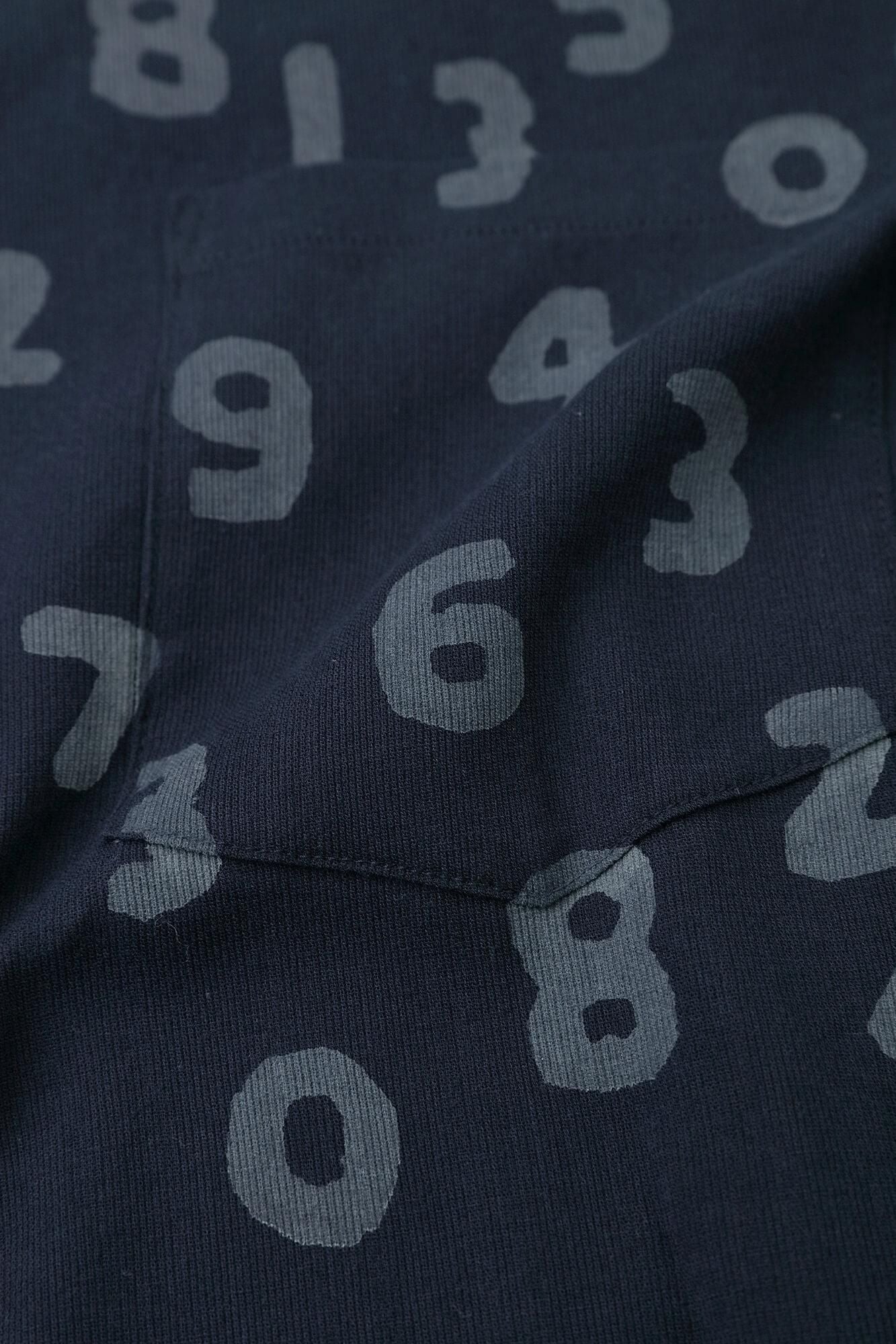 takashima chiku 40/40长袖袖珍T恤/海军蓝色(Tomekon)x so-su-u kon