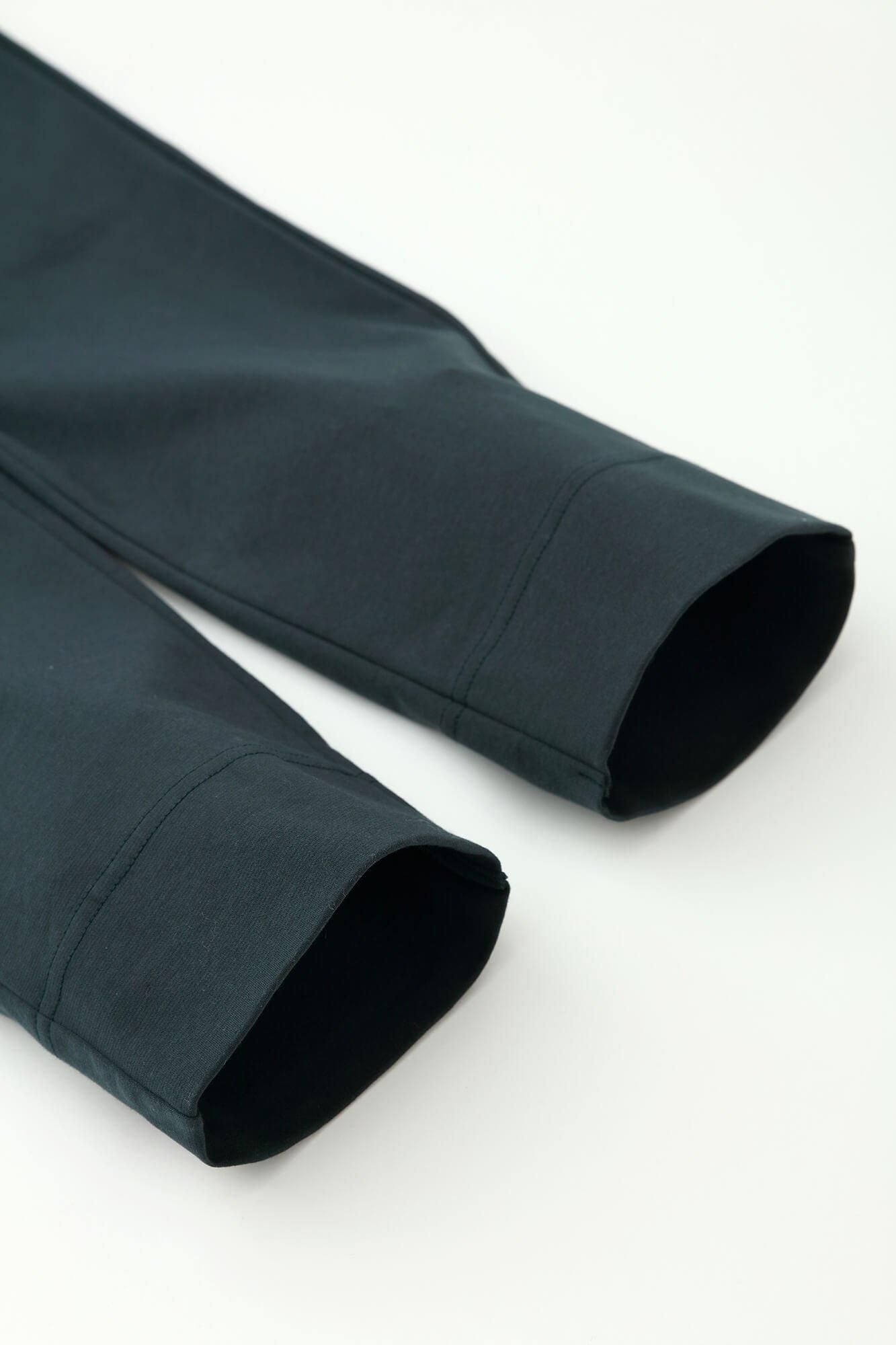 羅紋針織布 內搭褲/深綠色