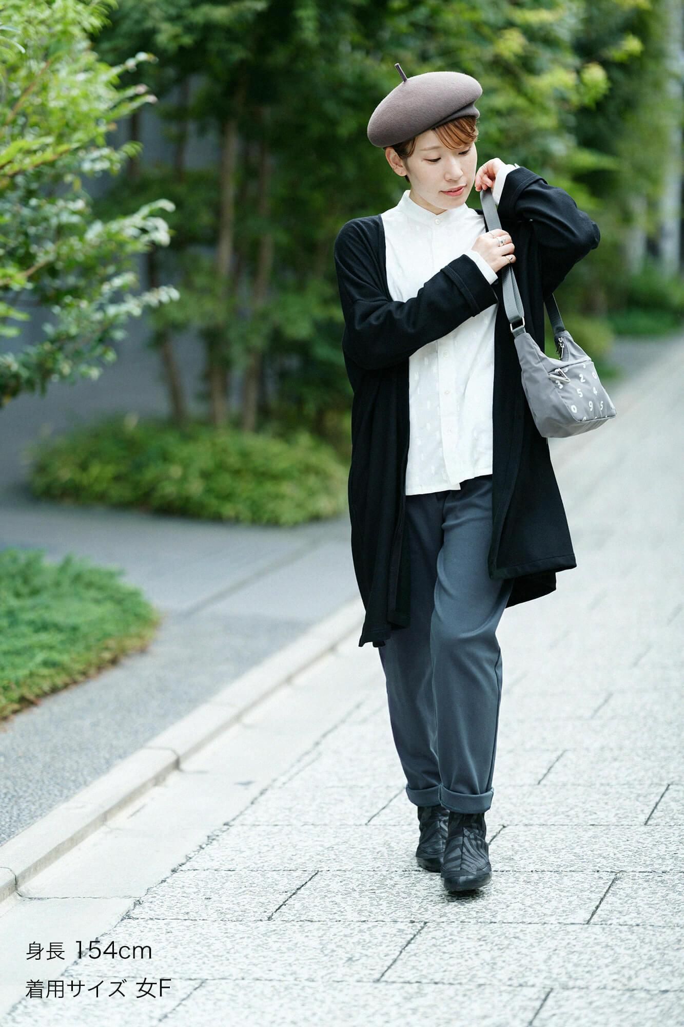 羅紋針織布 內搭褲/深綠色