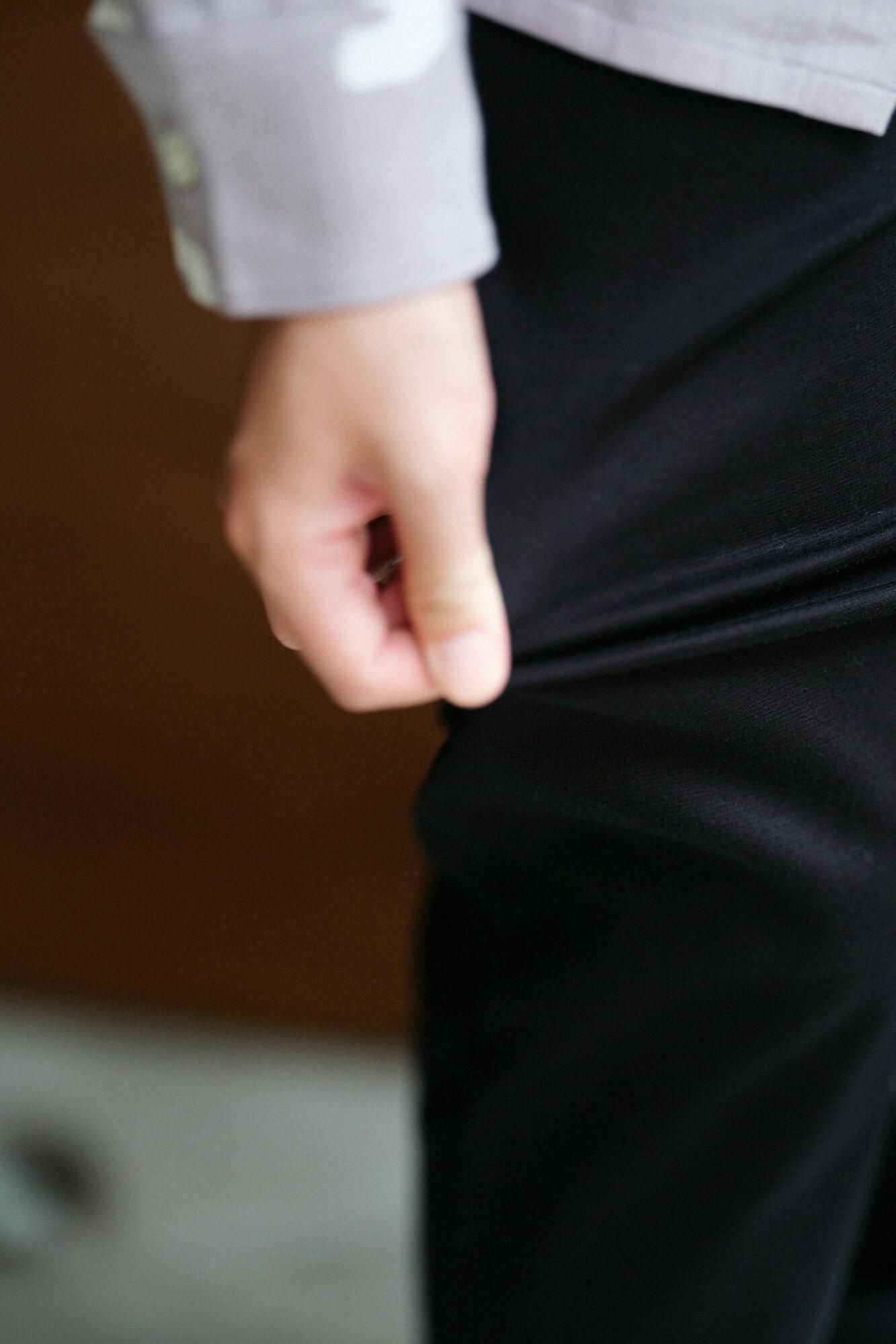 펀치 로마 레깅스 팬츠/검은색