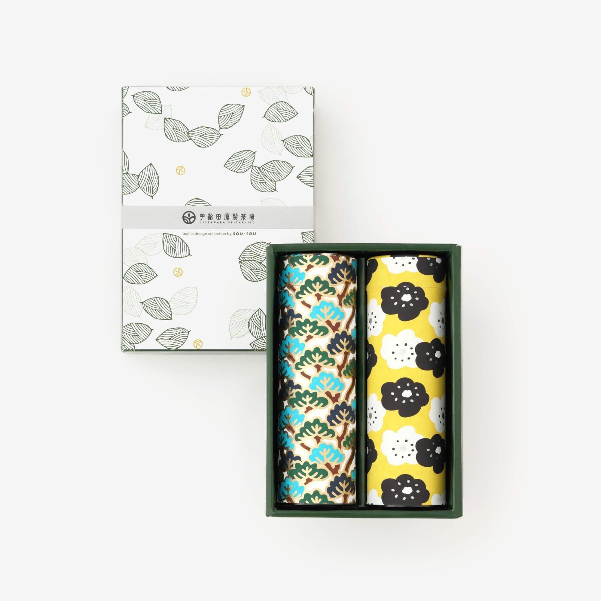 ■Tea Can 2pcs Set / Beauty of Pine×Smile