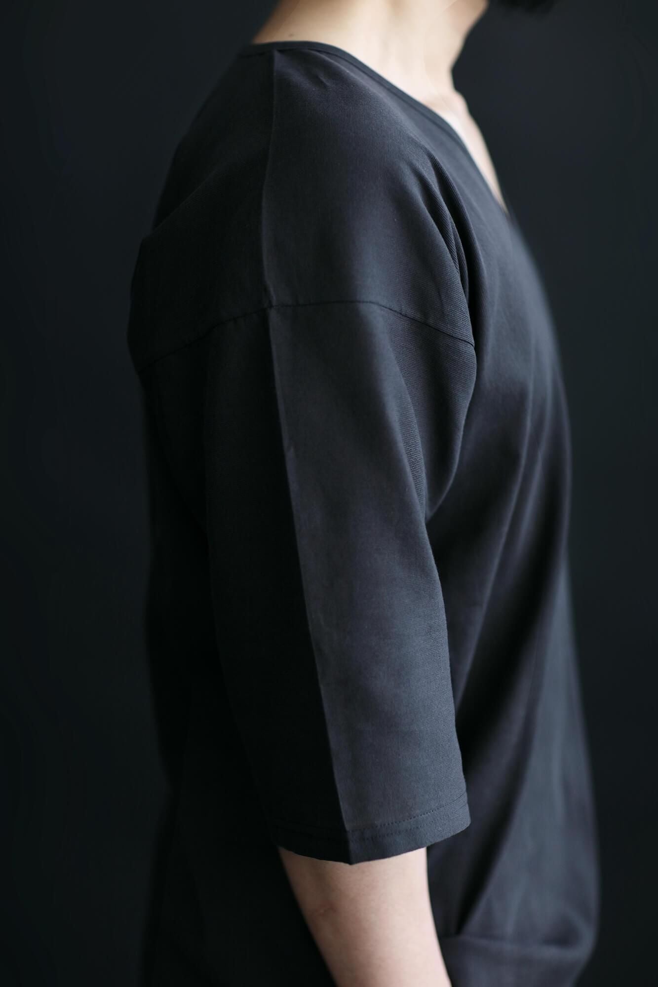 高島縮棉40/40 風靡 打底衫/深灰色