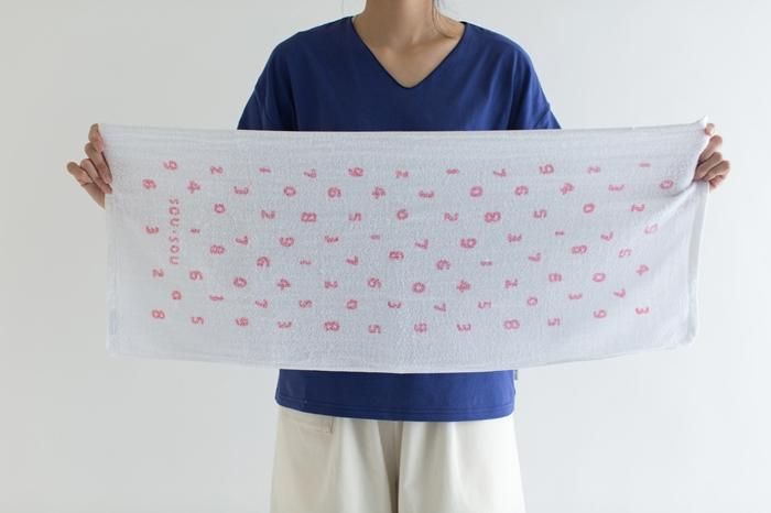 朧染紗布毛巾/ SO-SU-U十數 紅色