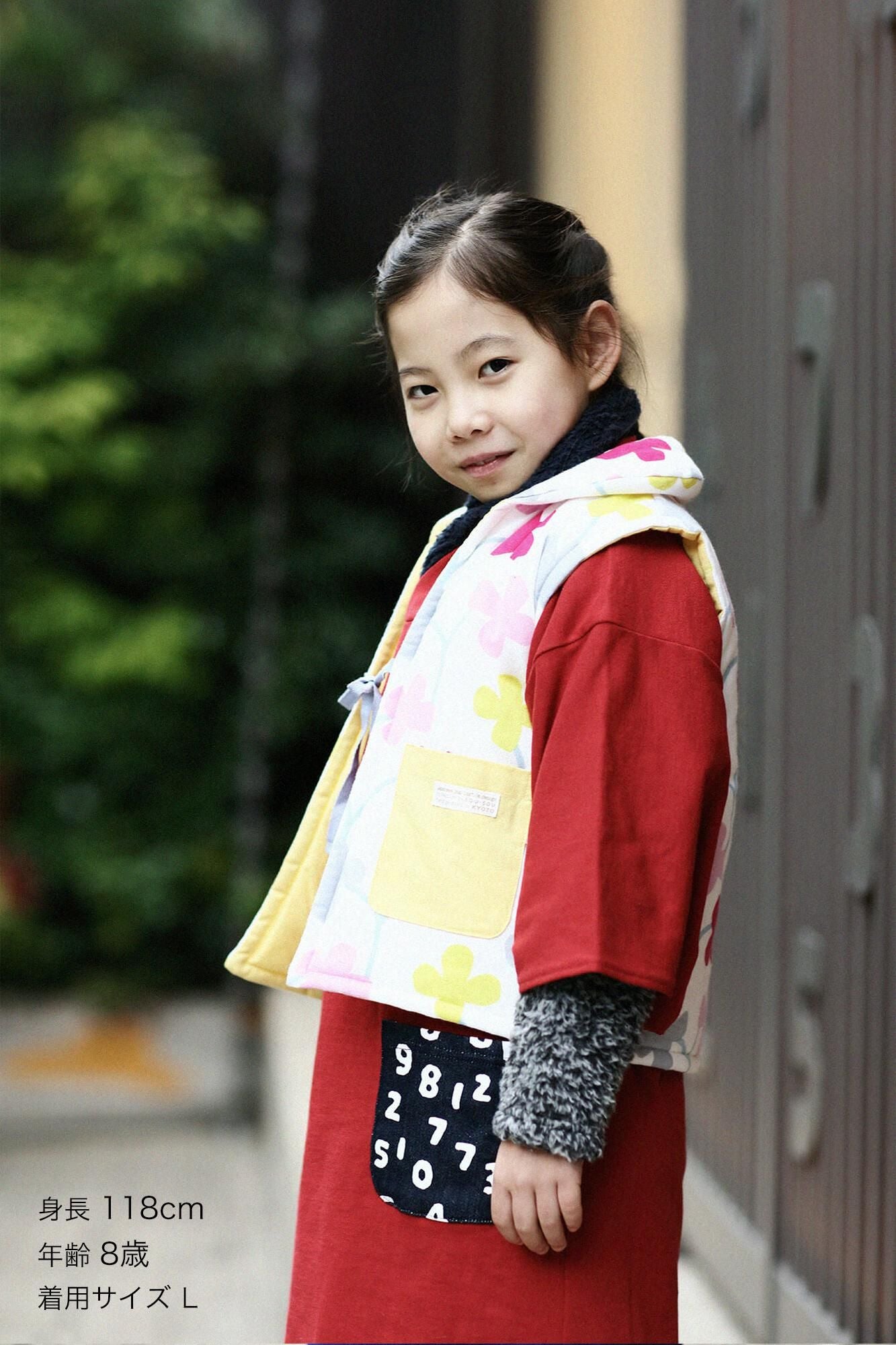 ●伊勢木棉 夾棉 小背心/花遊戲 新芽