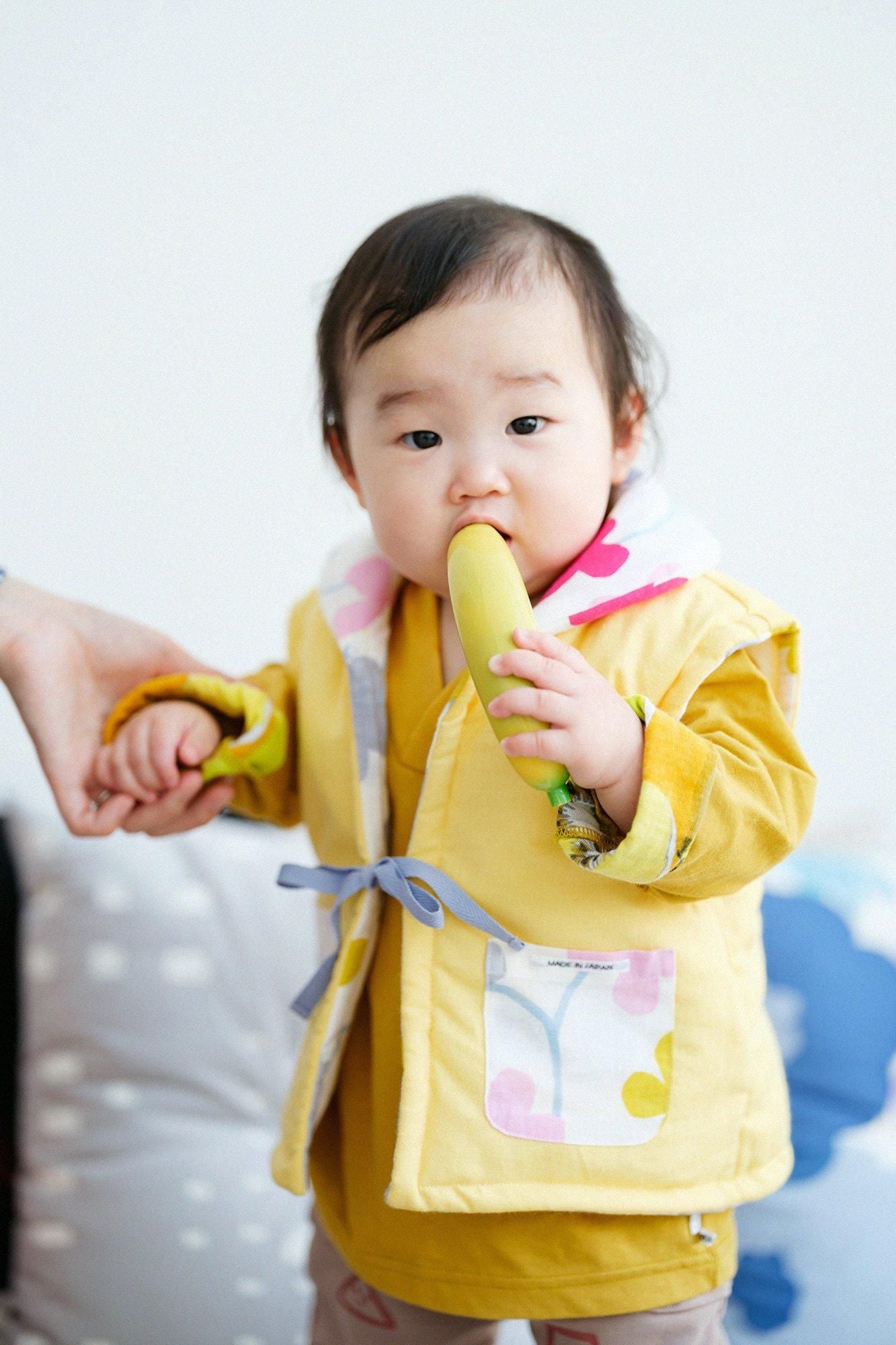 ●伊勢木棉 夾棉 小背心/花遊戲 新芽