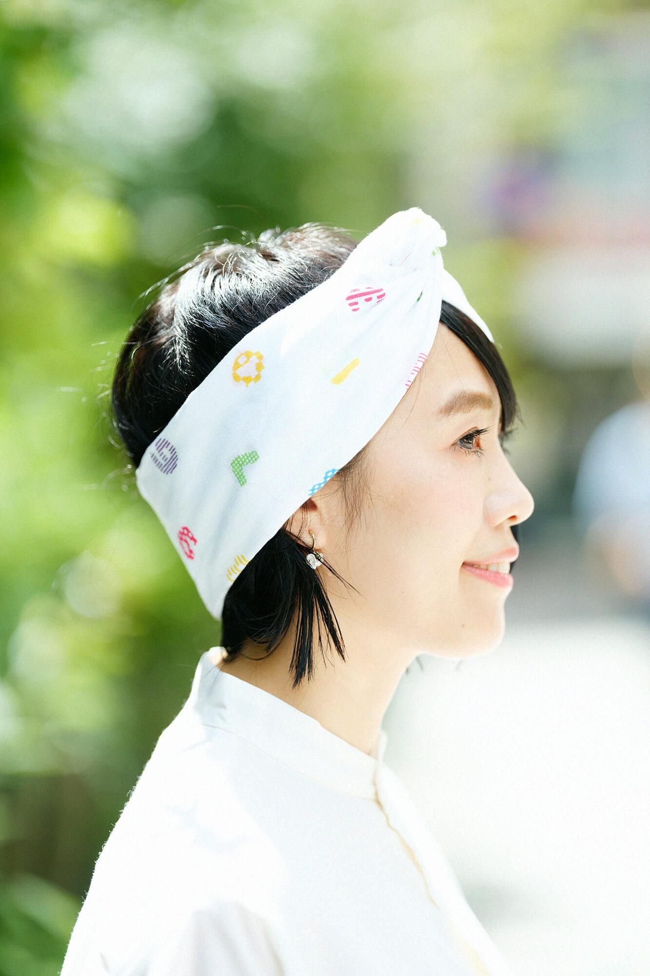 伊勢木棉圖案紋樣手巾/SOU・SOU京都 先斗町