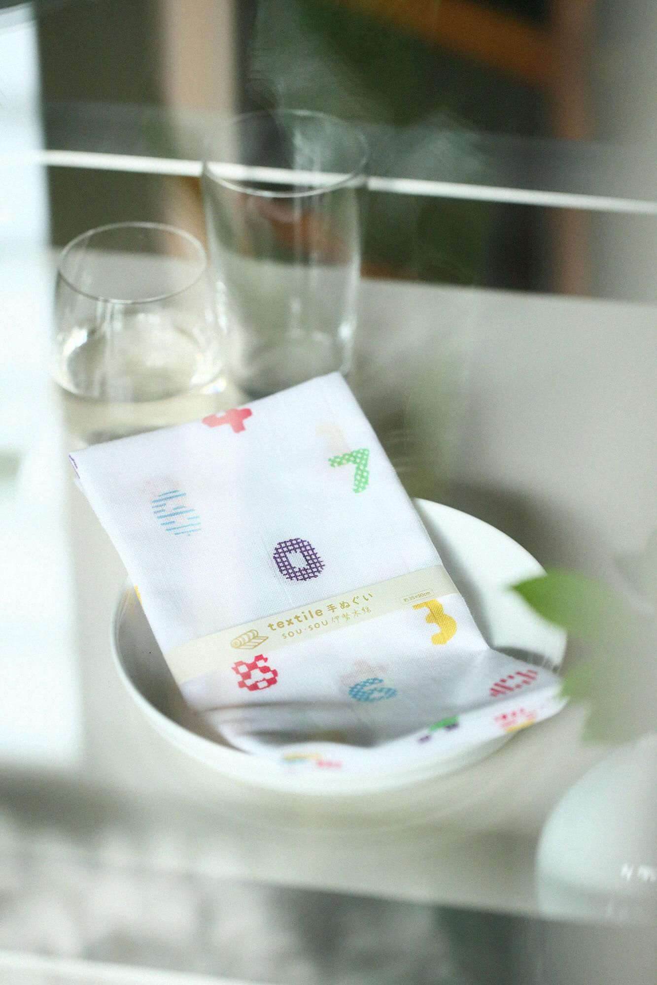 伊勢木棉圖案紋樣手巾/SOU・SOU京都 先斗町