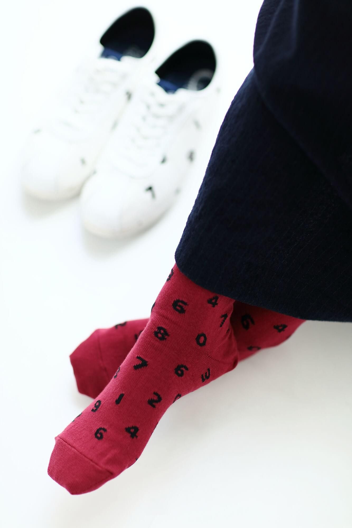 圆形的塔布袜(正常长度)/so-su-u灰色(endiiro)