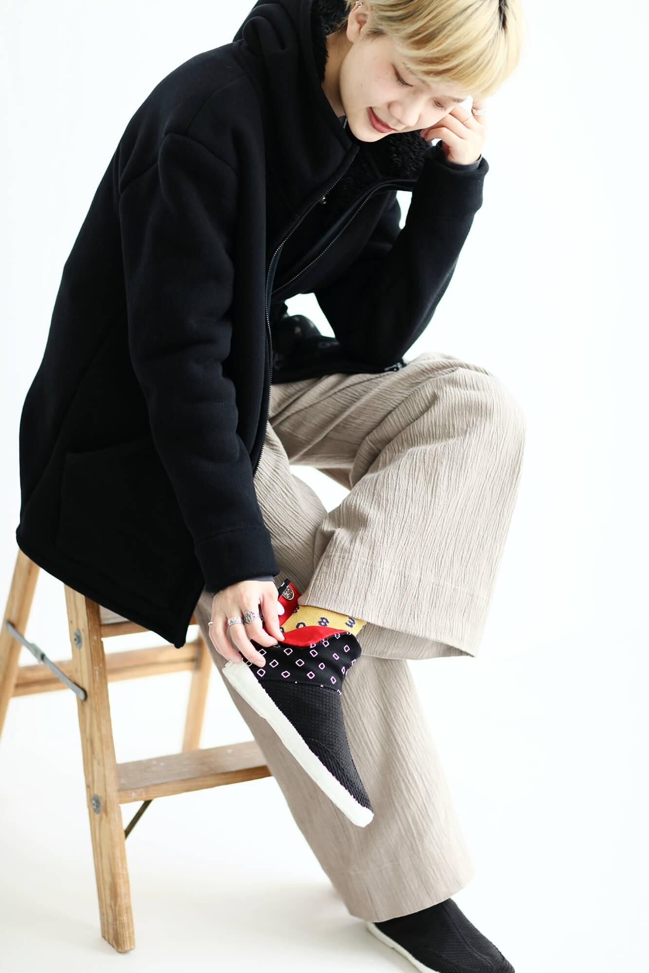 사키마루 타비양말(정상 길이)/SO-SU-U 겨자색