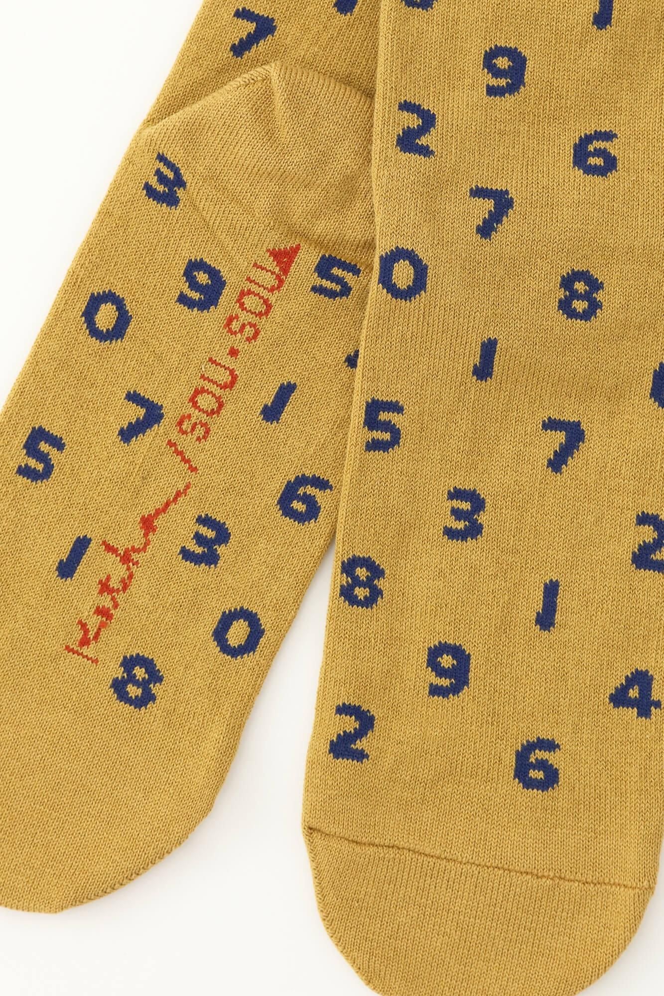 사키마루 타비양말(정상 길이)/SO-SU-U 겨자색