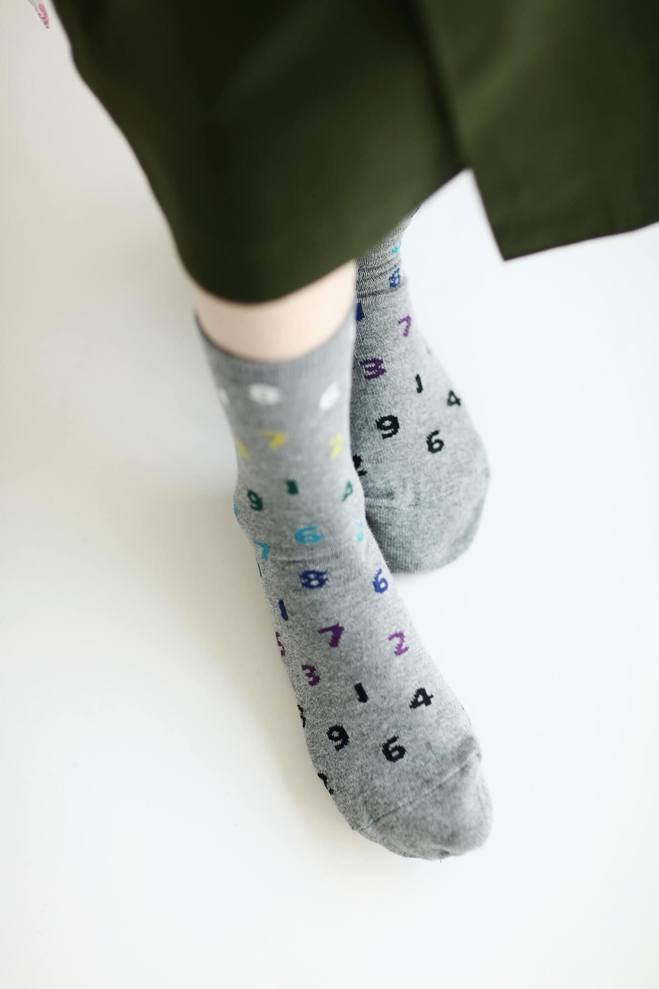 사키마루 타비양말(정상 길이)/SO-SU-U 그라데이션 (Kaicho) 회색