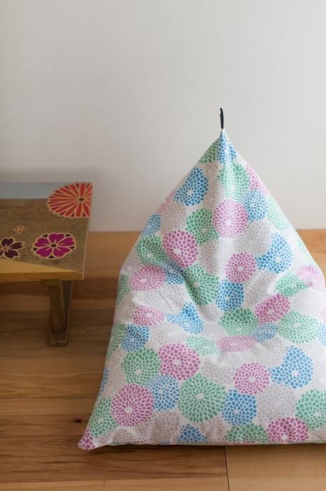 クッション座椅子/菊づくし りょうふう【※お届けに約3週間】