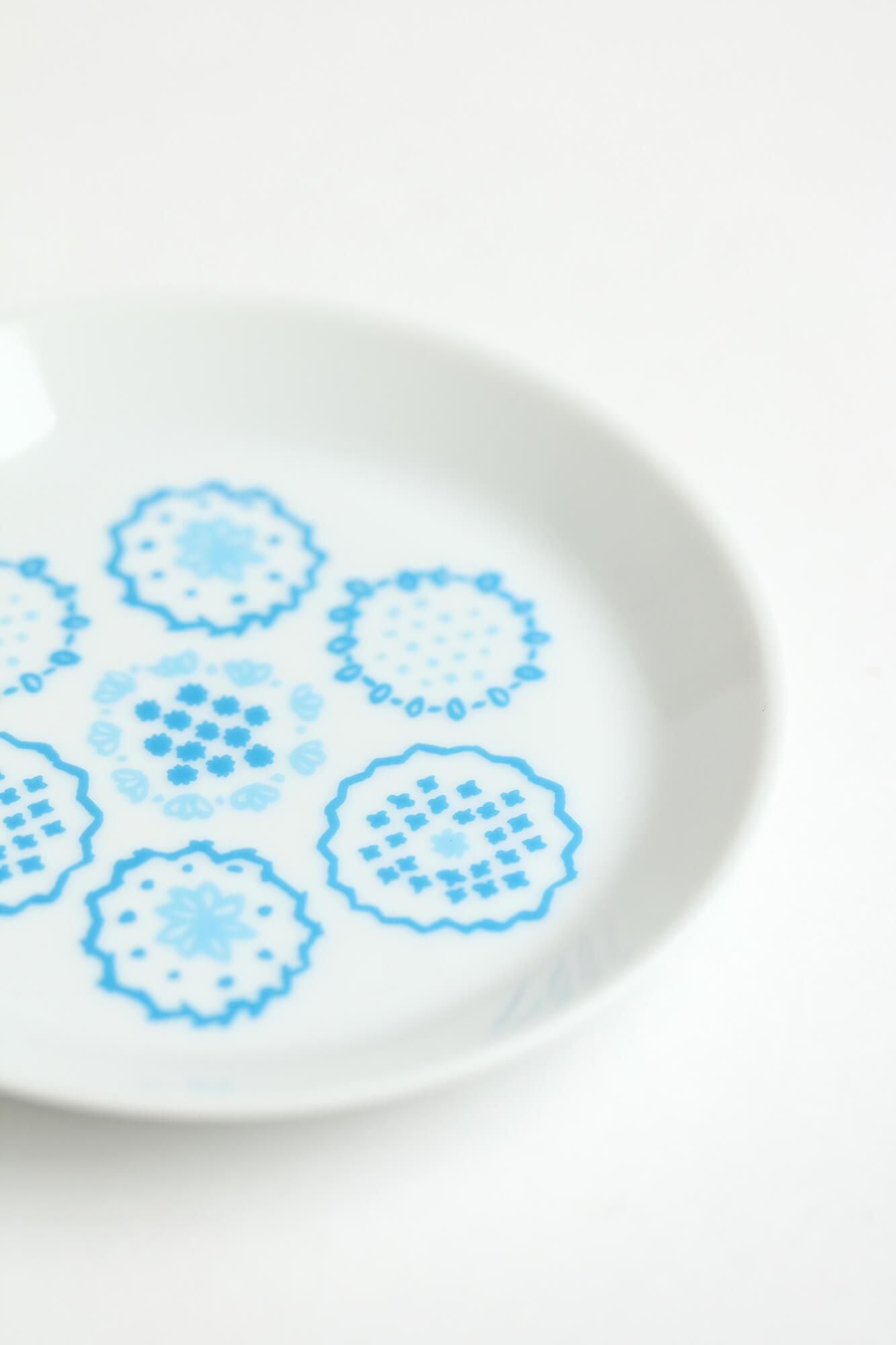 生活餐具 2枚套組/花刺繍